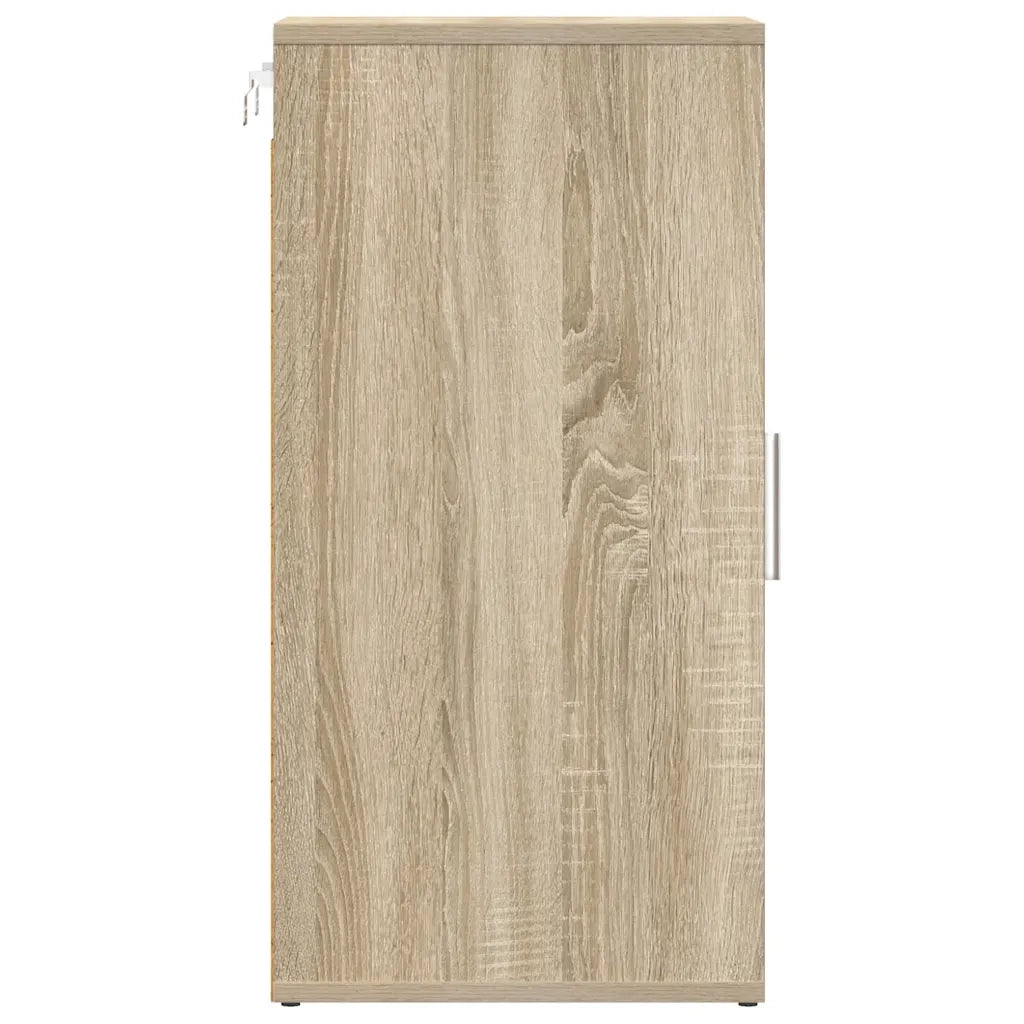 Scarpiera-Scaffale per scarpe Rovere Sonoma 32x35x70 cm in Truciolato