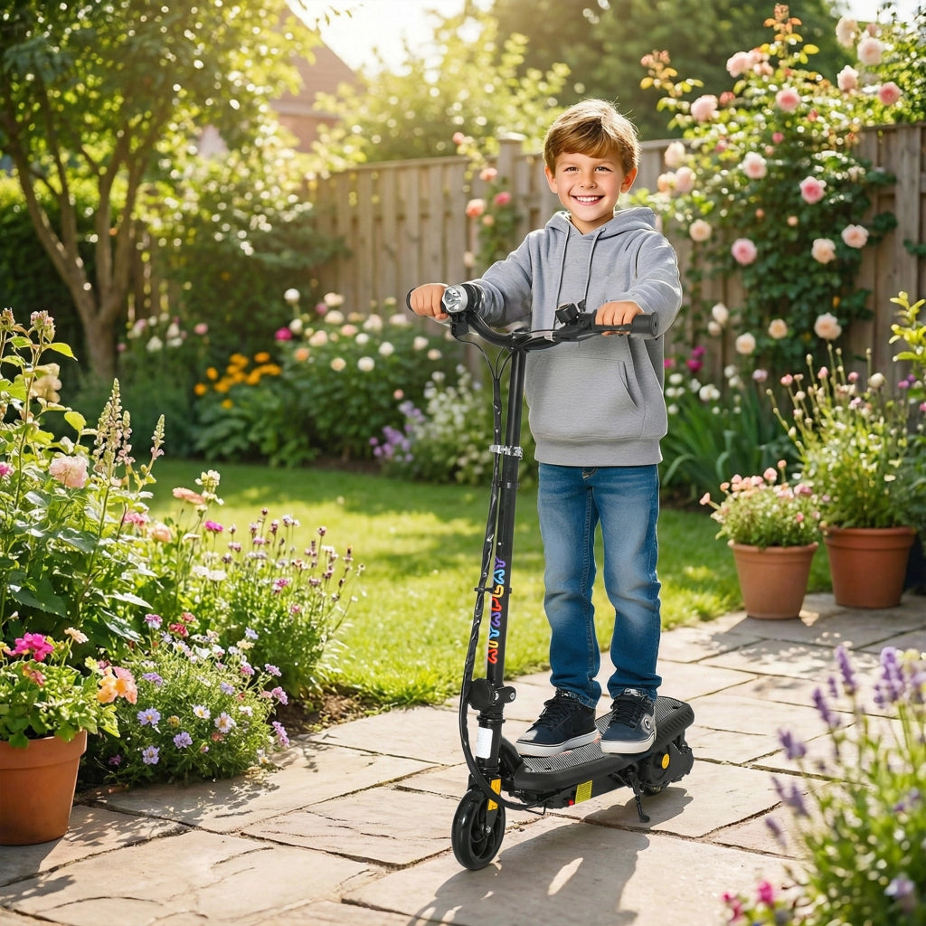 Trottinette elettrica pieghevole per bambini ¨C zephmum ¨C 120W 12km/h nero
