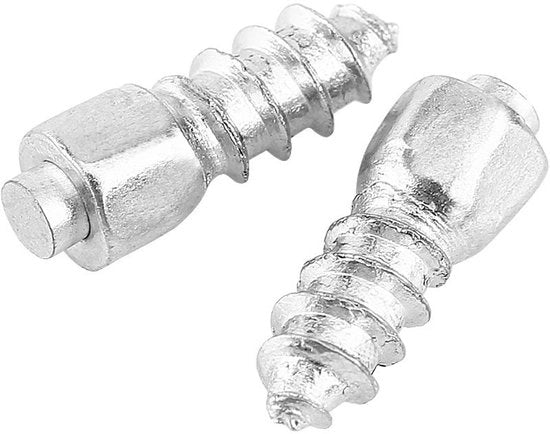 Stud per Antislip - 100 Stuks - Resistente ai Shock - Sostenibile - Adatto per Auto e Motocicletta - Facile da Installare - Stifoni per Pneumatici