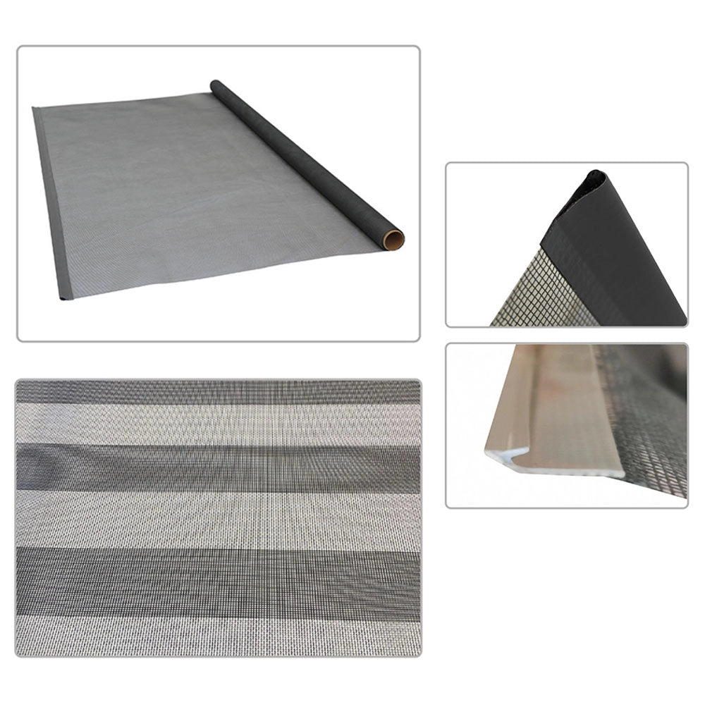 Ricambio Telo Zanzariere a Rullo Porta e Finestra Fibra di Vetro Formato: 140x250 mm (verticale)