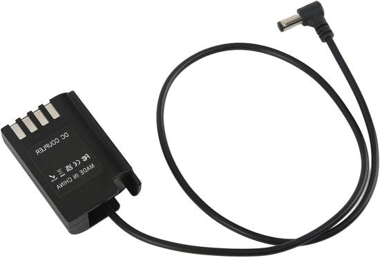 Adattatore Dummy per Fotocamera 7,5V, Nero - Adatto per S5 - Compatibile con S5K e S5Gk Fotocamere