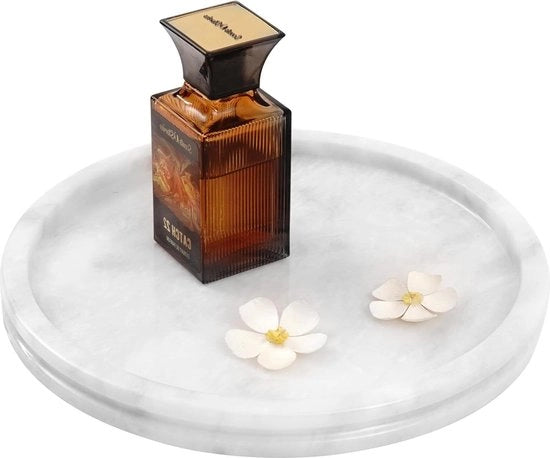Tavolo di servizio in marmo artigianale 10" - tavolo salotto con cassetto per cucina - contenitore per trucchi e accessori - tavolo decorativo con cassetto rotondo
