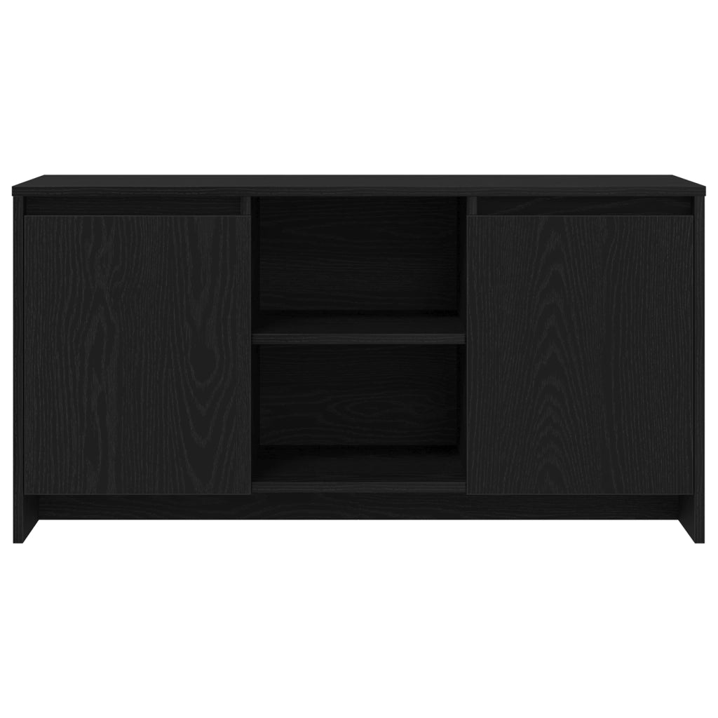 mobile TV  Nero Rovere 102x37,5x52,5 cm in legno ingegnerizzato