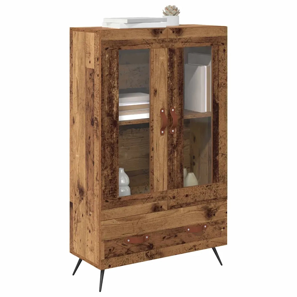 Credenza con cassetto Legno vecchio 69,5 x 31 x 115 cm