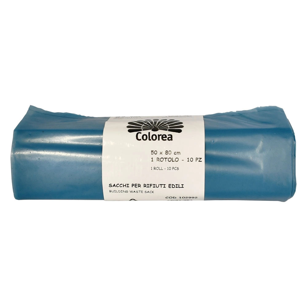 1cf sacco per macerie cm. 50x80 azzurri - cf.10 pezzi cod:ferx.102992nlm