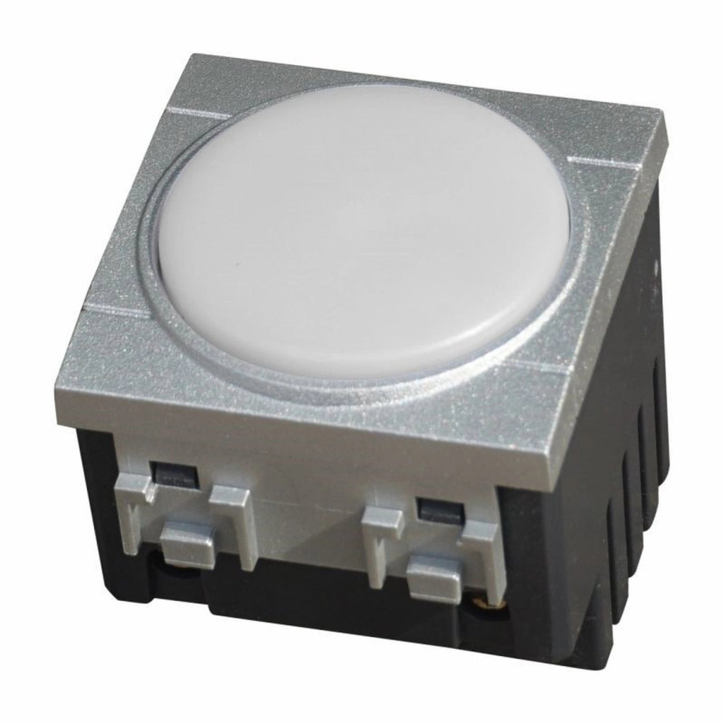 Serie Civile ETTROIT Grigio Compatibile Con Bticino Living Tech (Lampada Led Segnapasso 2M 220V 6000K)