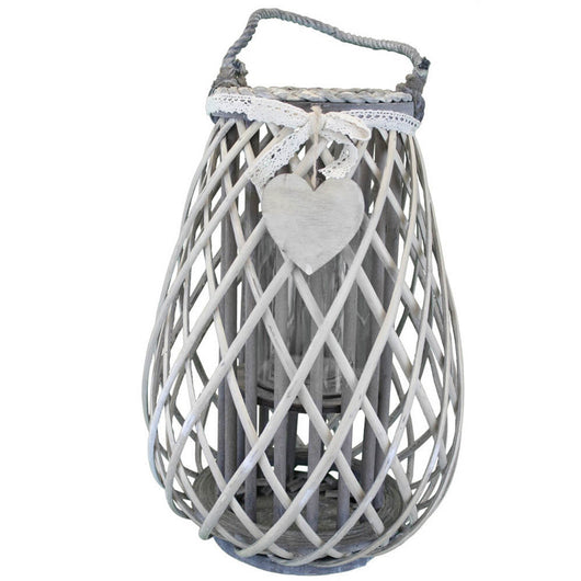 Lanterna Raymonde   in Vimini Grigio