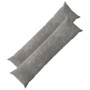 Federa 2 pcs HEERLEN Grigio Scuro 40 x 145 cm Tessuto Chenille 908922