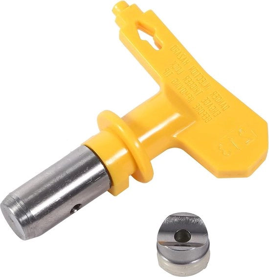 Spazzolatrice ad iniezione - Giallo, reversibile - Spazzolatrici ad iniezione - per vernici a base di latex - dispersioni - vernici anticorrosive 213.