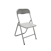 SEDIA PIEGHEVOLE METALLO POLO BIANCO- 6,0 pz
