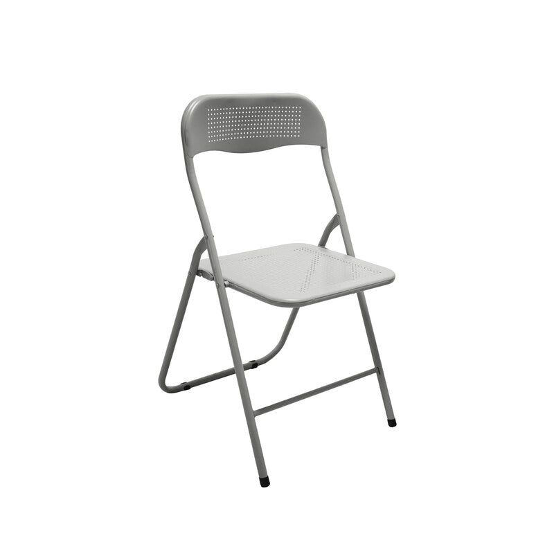 SEDIA PIEGHEVOLE METALLO POLO BIANCO- 6,0 pz