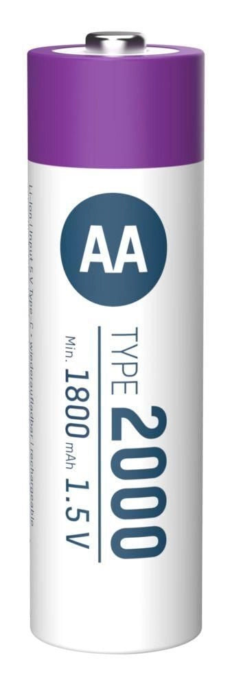 Ansmann 1312-0036 batteria per uso domestico Batteria ricaricabile Stilo AA Ioni di Litio