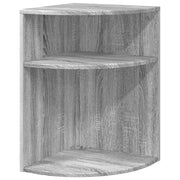 Tavolino | Tavolo laterale Grigio Sonoma 39,7 x 39,7 x 60 cm Legno multistrato