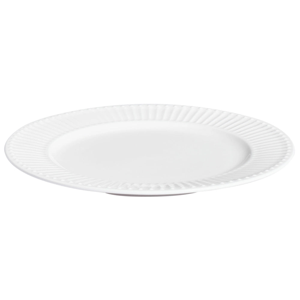 Set di 16 stoviglie di porcellana bianca fatti a mano con finitura lucida Servizio per 4 persone Design classico Cucina Sala da pranzo
