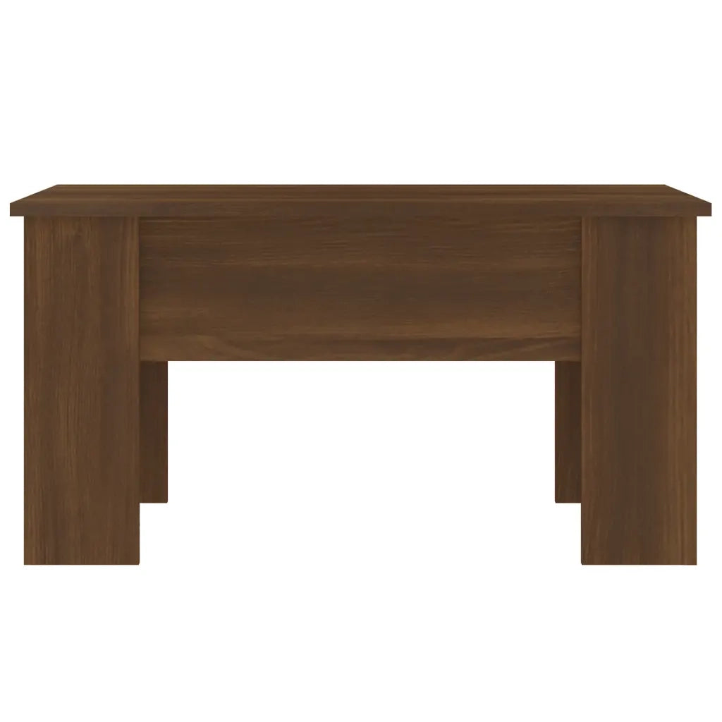 Tavolino da Salotto Rovere Marrone 79x49x41cm Legno Multistrato 819283