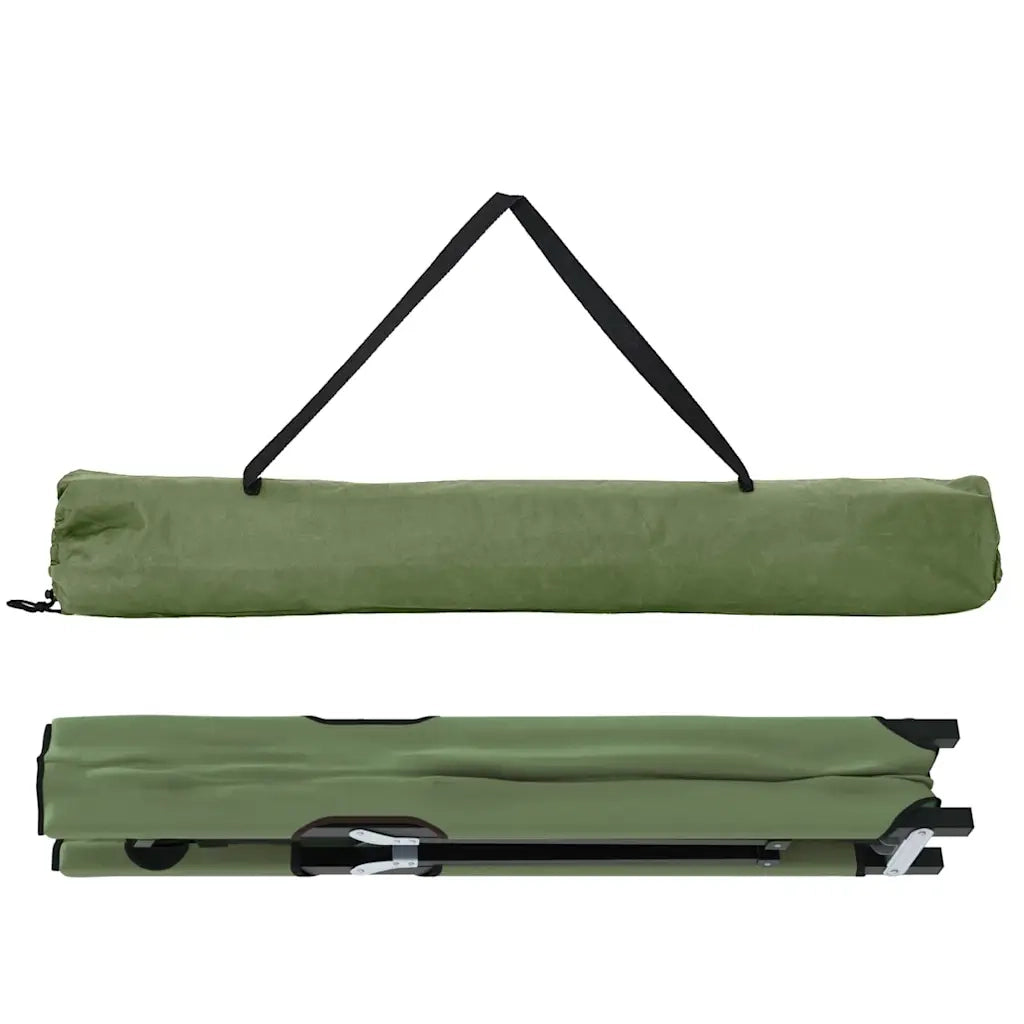 Letto da campeggio pieghevole 2 pz Verde 206 x 76 x 74 cm CFW8523476