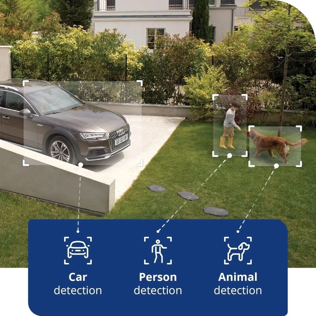 Netatmo New Presence Videocamera Esterna Di Sorveglianza Intelligente con sirena Da 105dB. Wi-Fi