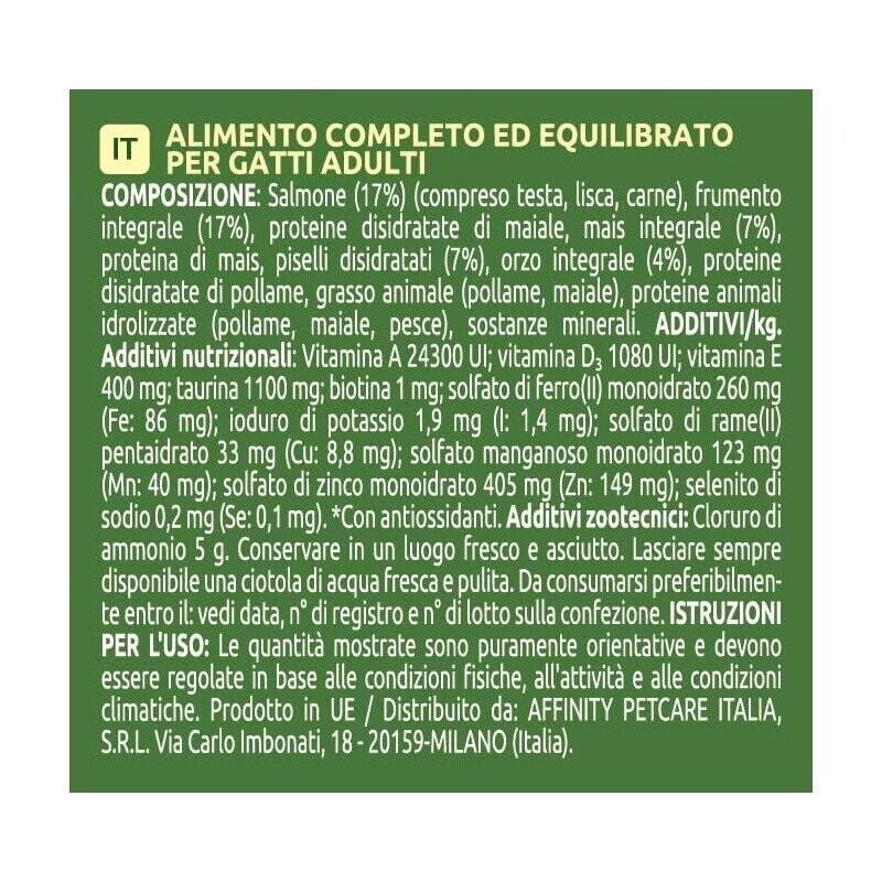 ULTIMA CROCCHETTE PER GATTO ADULTO 1-10 ANNI 440 GR FACILE DA DIGERIRE GUSTO SALMONE