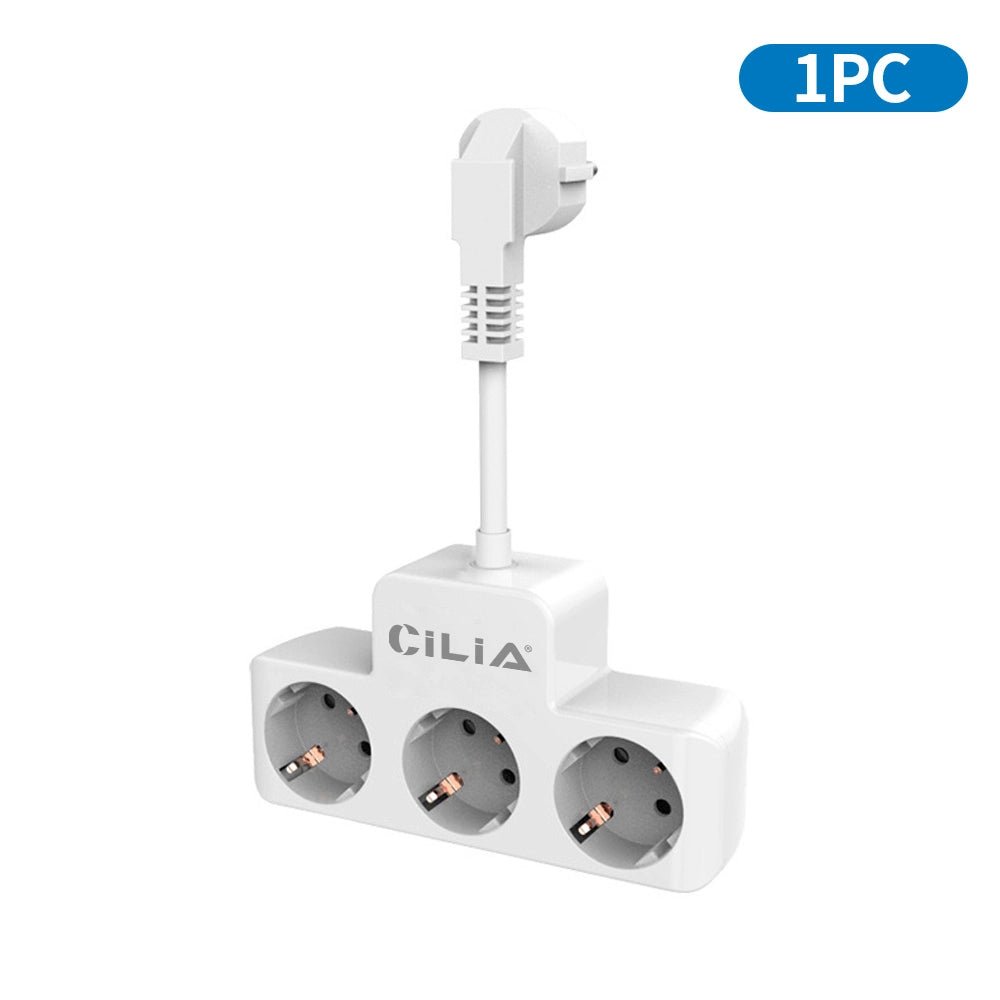 Presa multipla CILIA 10/16 A 230 V ¨C zephmum ¨C Bianco e Nero