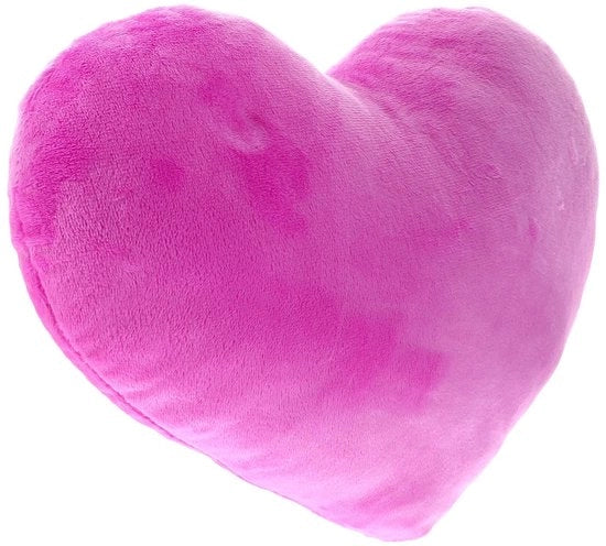 Cuscino a forma di cuore 30 cm - Plush/Katoen - Cuscino decorativo - Regalo per San Valentino - Soggiorno/Camera da letto - Progetto creativo - Cuscino decorativo
