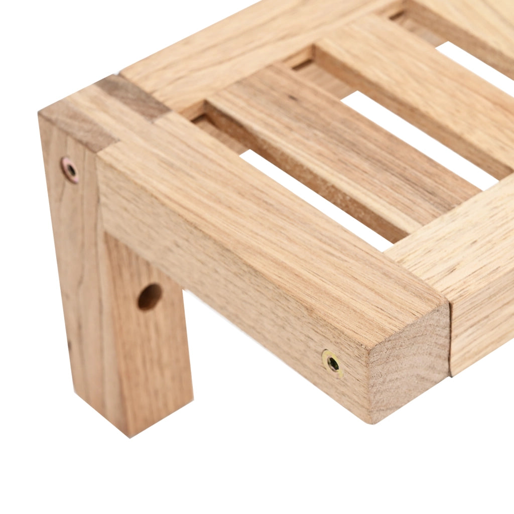 Rete da Parete 62x10x12,5 cm in Legno Massello Noce