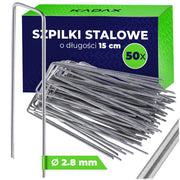 KADAX Szpilki stalowe ocynkowane 2,8mm x 2,5cm x 1