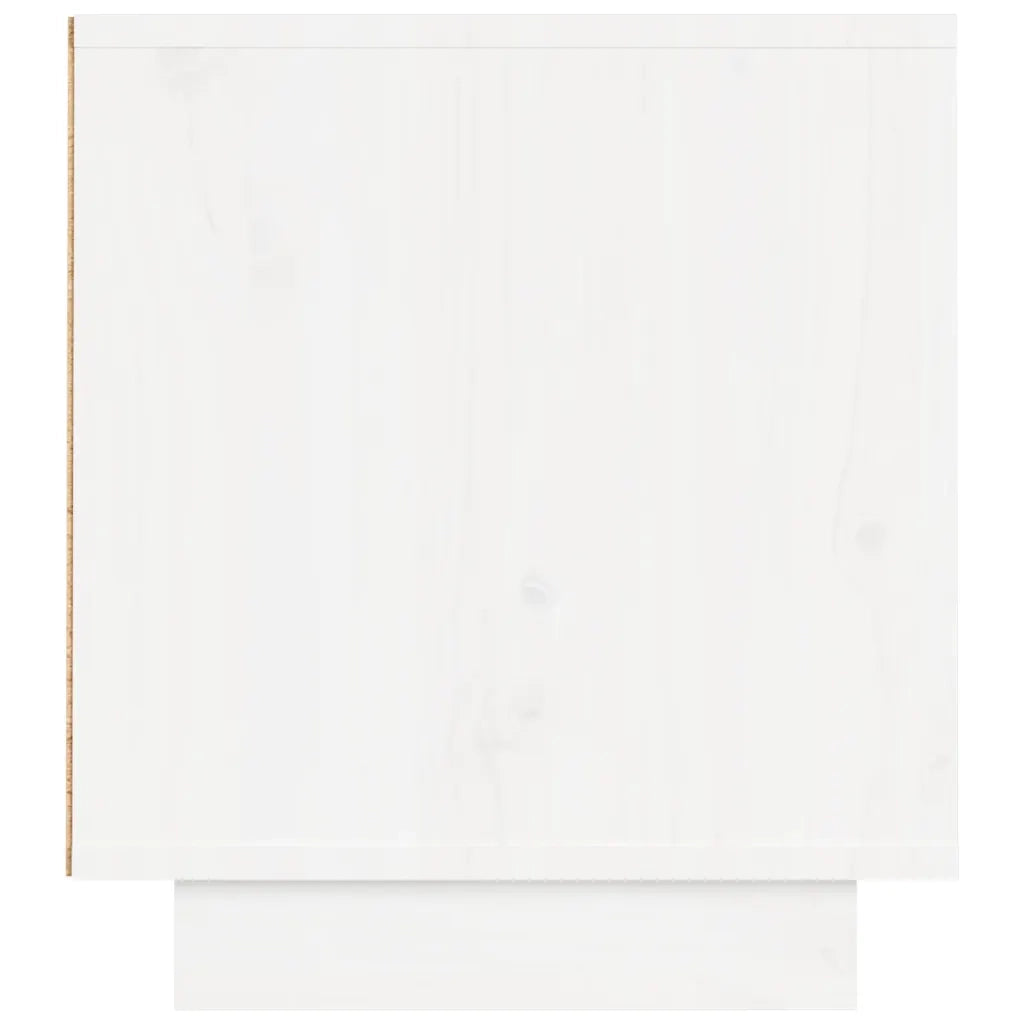 Mobile TV | Armadietto TV | Mobile Porta TV Bianco 140x35x40 cm in Legno Massello di Pino