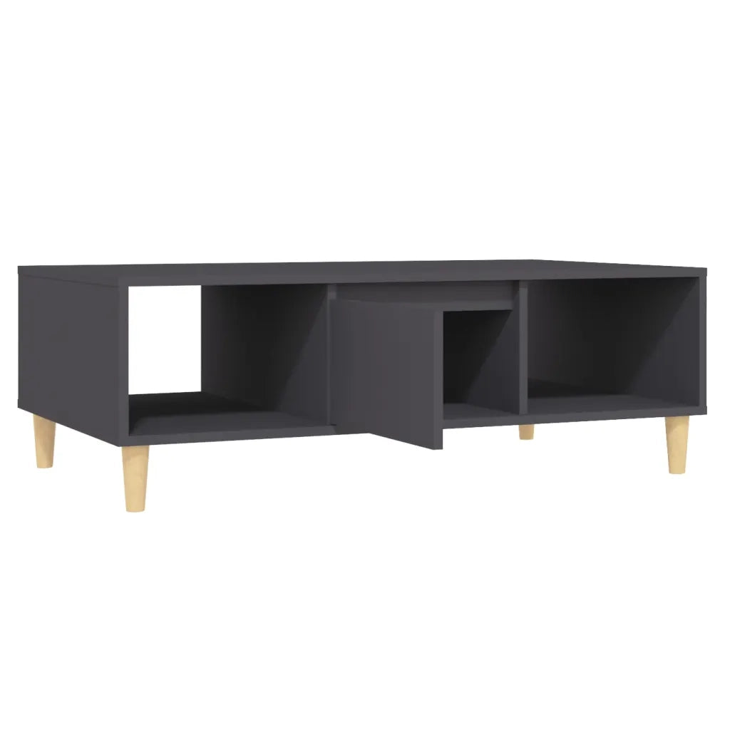 Tavolino da Salotto Grigio 103,5x60x35 cm in Legno Multistrato 806015