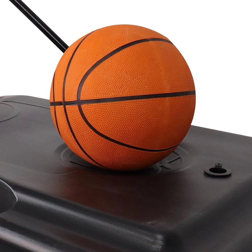 Canestro da basket per esterni, regolabile in altezza, 230-305 cm, con ruote e supporto, per interni o esterni