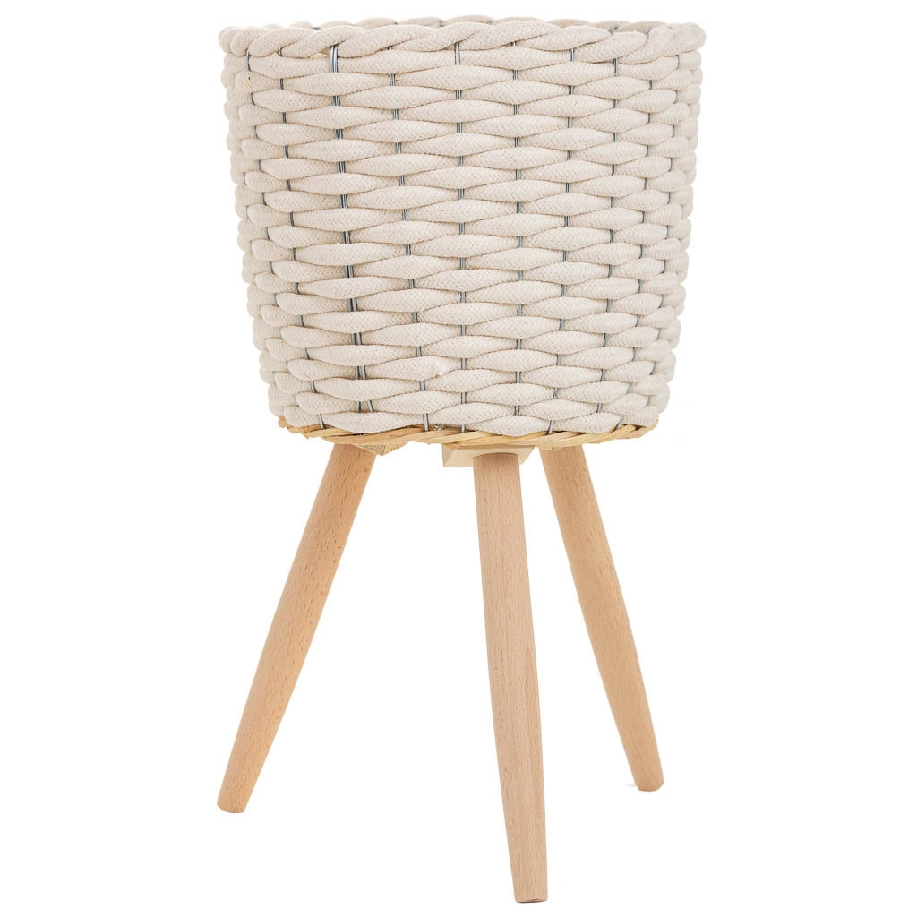 Fioriera in metallo e fibra D29x24/59h cm