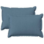 Cuscino con cuscino HOUTEN 2 pz Blu jeans Lino 935652