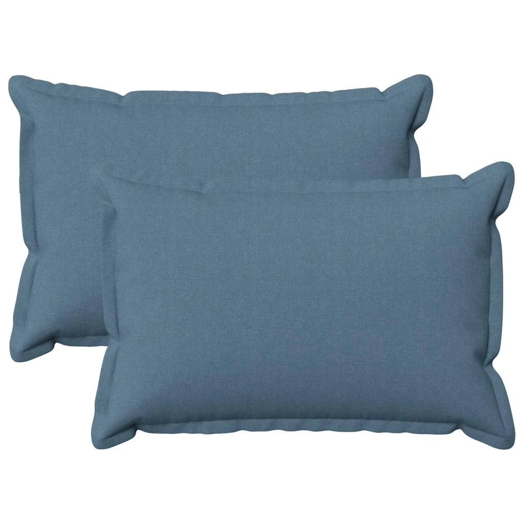 Cuscino con cuscino HOUTEN 2 pz Blu jeans Lino 935652