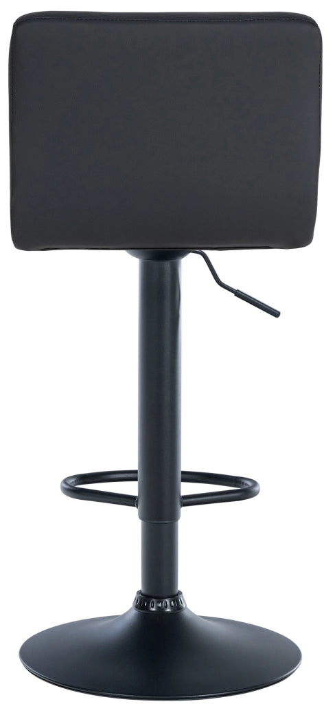 2er Set Barhocker Feni Kunstleder schwarz