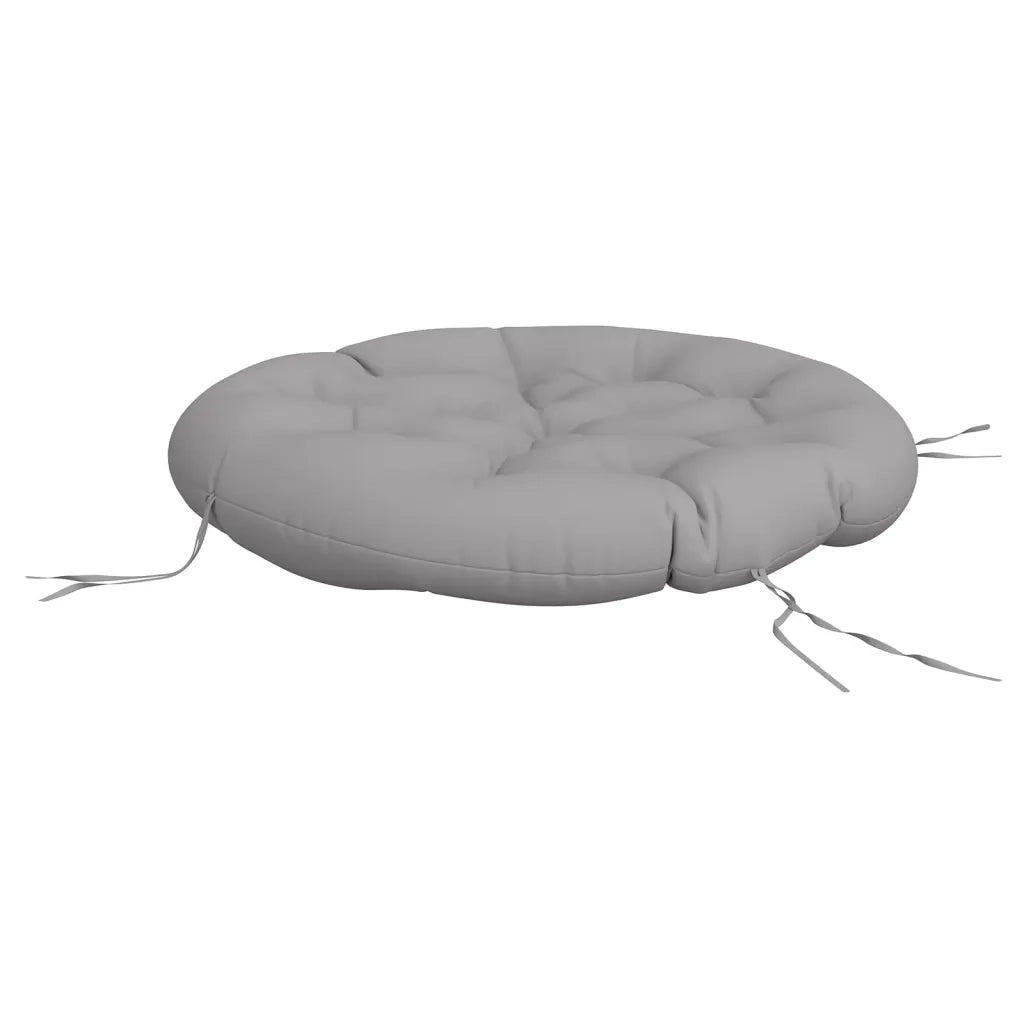 Cuscino Rotondo Grigio Ø 100x11 cm in Tessuto Oxford 361963