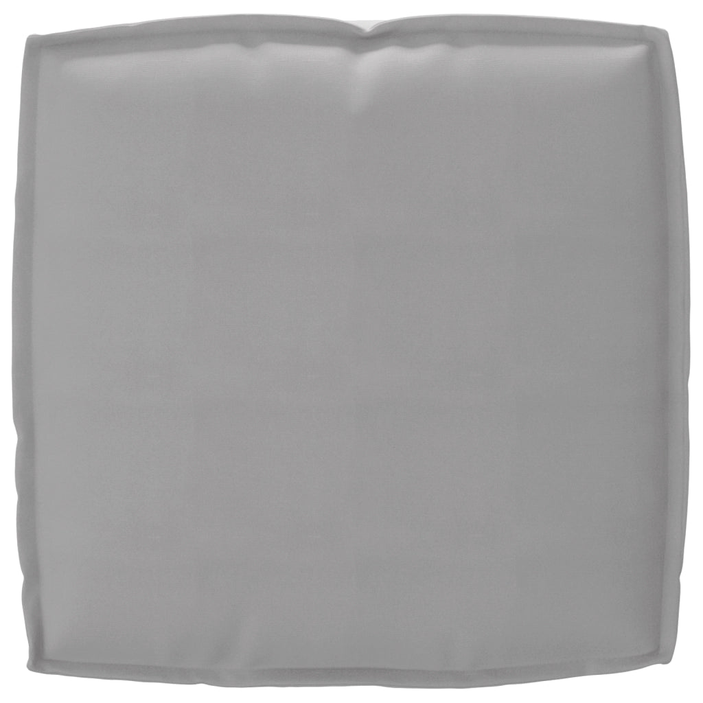 Cuscino per pallet vitaXL per seduta Grigio 50x50x12 cm Tessuto Oxford