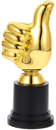 Decorazione di Tavolo con Trofeo in Plastica - Alta 13x5x3 cm - Riconoscimento Duro