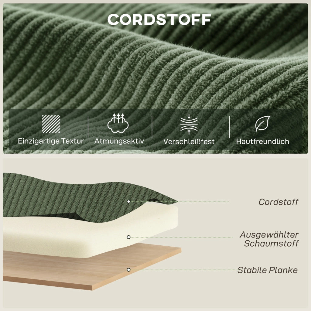 Poltrona girevole moderna 360¡ã ¨C Xylo ¨C tessuto verde con base rotonda