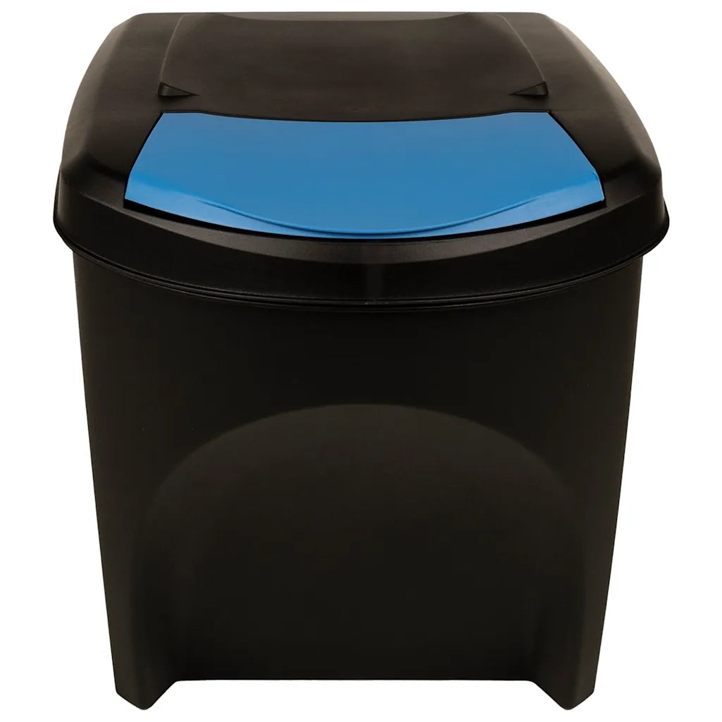 Cestini per Rifiuti Impilabili 3 pz Antracite 75 L CFW3739997