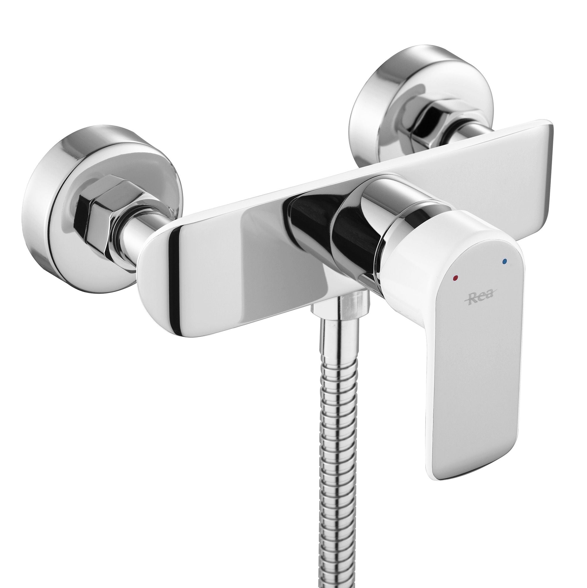 Rubinetto Doccia Rea Bloom Bianco Cromo