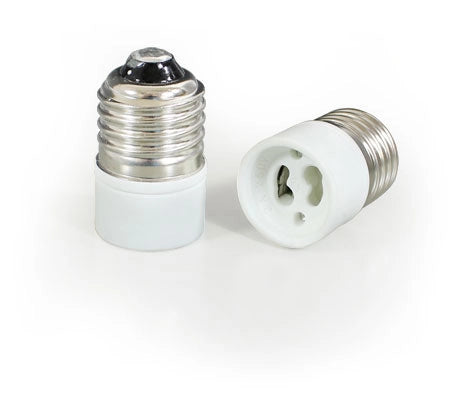 [lux.pro] Adattore da GU1 a E27 Adattatore per lampadina Convertitore Lampadina Riduttore per portalampada Adattatore