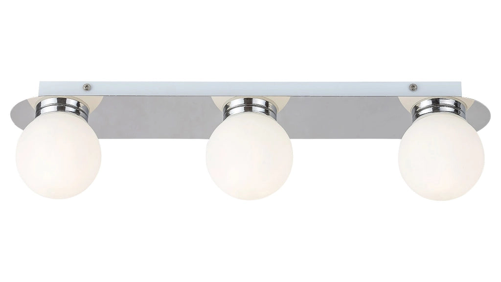 Plafoniera bagno 3 luci G9 cromata IP44 Becca Rabalux