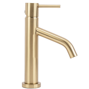 Rubinetto Da Lavabo Rea Levelbrush Gold