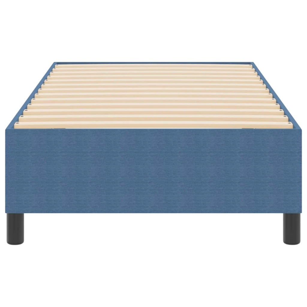 Struttura letto piattaforma-Giroletto-Rete del Letto Blu 100 x 200 cm Tessuto in Cords
