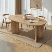 Monterano, Tavolo Fisso 6 Posti, 180x90x75h cm Marrone Rovere Nodi
