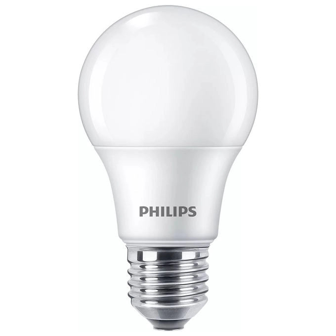 Philips lampadina LED, attacco E27, 7W equivalente 60W, luce bianca calda 2700K, 806 lm, forma A60, durata 15000h