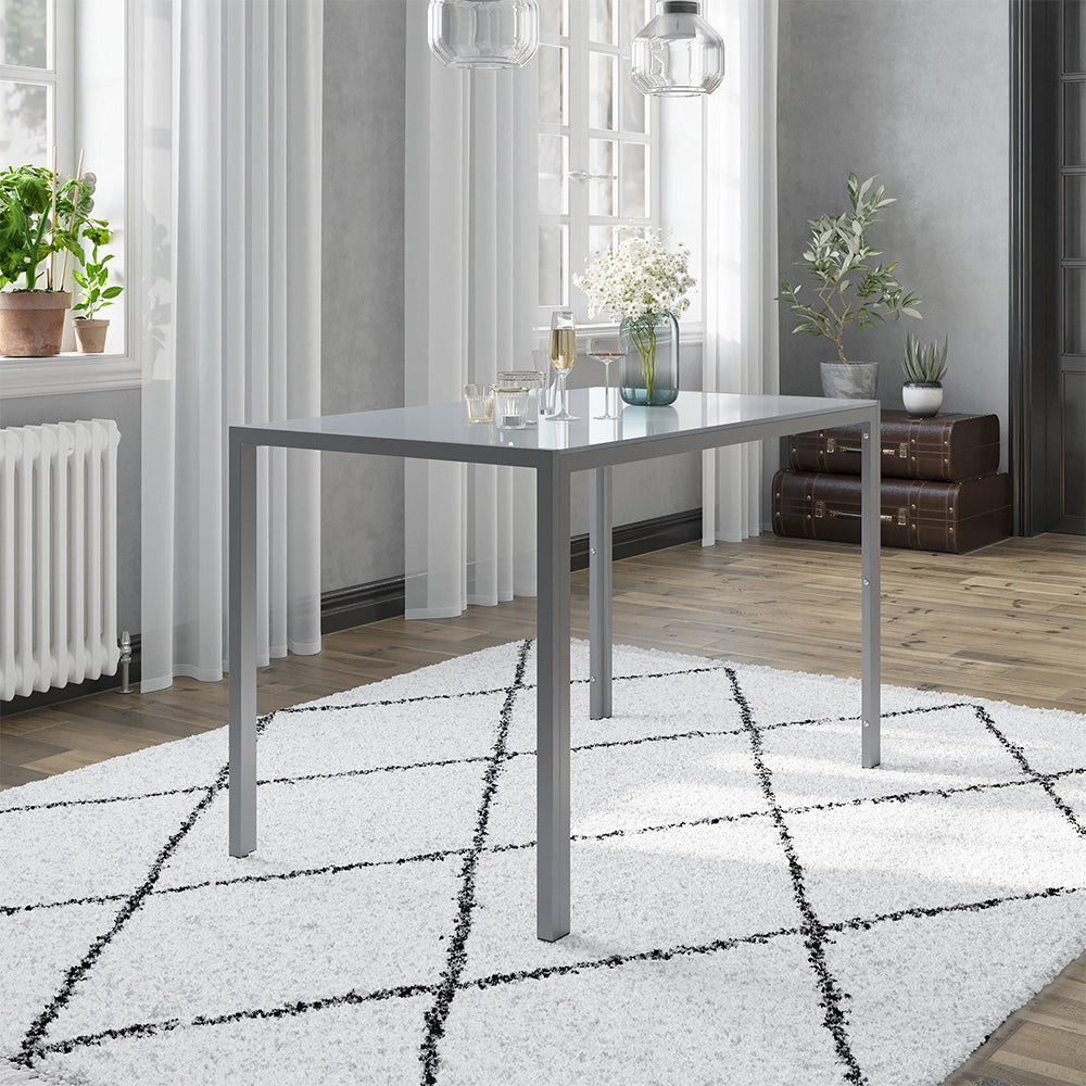 Vicco Tavolo da pranzo Grigio 75 x 120 cm