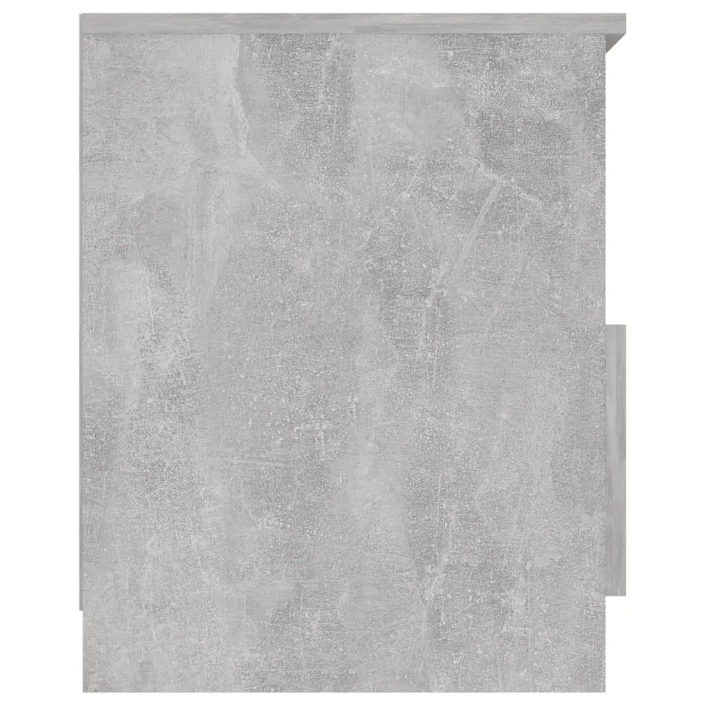 Comodino Grigio Cemento 40x40x50 cm in Truciolato cod mxl 30639