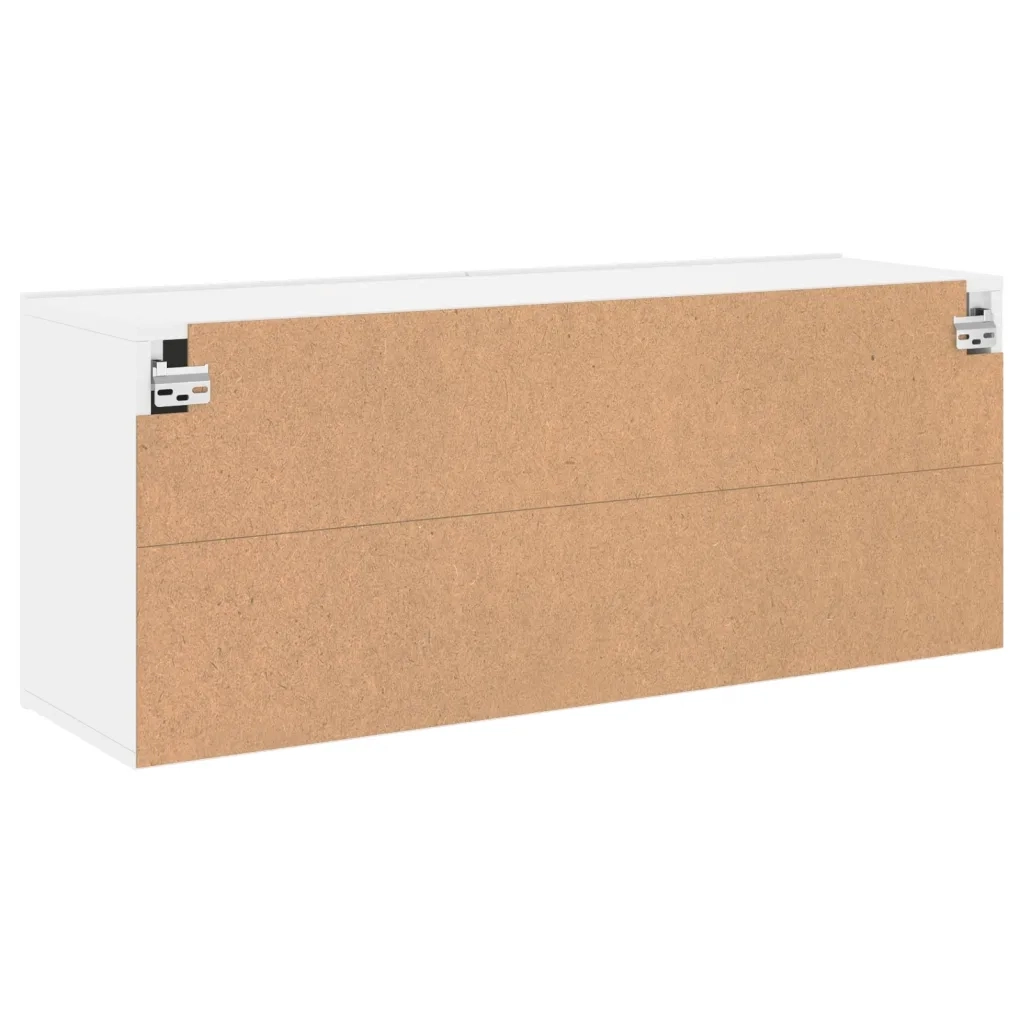 Mobile TV a Parete-Mobile TV a Muro Bianco 100x30x41 cm