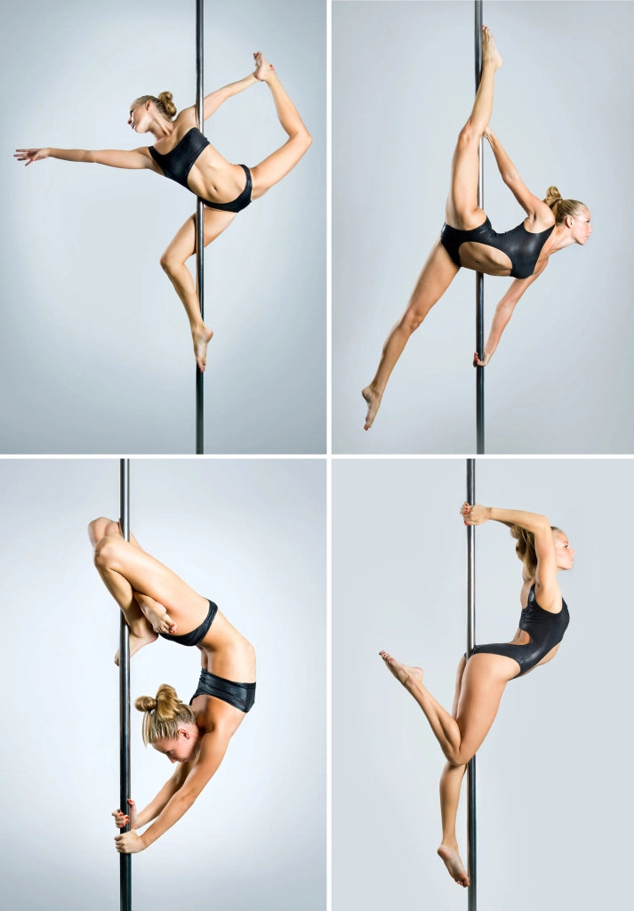 Palo da pole dance Ø 45 mm Altezza regolabile 2,31-2,74 m In acciaio Non richiede fori
