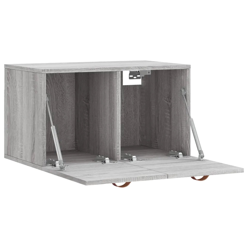 Armadietto a Muro | Mobile a Parete Grigio Sonoma 60x36,5x35cm in Legno Multistrato